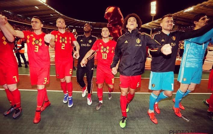 シモン・ミニョレさんのインスタグラム写真 - (シモン・ミニョレInstagram)「‪Another three goals, another three points, another clean sheet! 💪🏻💪🏻 A great end to the season 😃🇧🇪 #ComeOnBelgium #BELSCO #EURO2020‬」6月12日 6時26分 - 22mignolet22