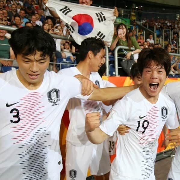 ゲキサカさんのインスタグラム写真 - (ゲキサカInstagram)「死闘続く韓国が史上初のU-20W杯決勝へ! アジア勢では“黄金世代”の日本以来  #FIFA #U20 #worldcup #poland #ポーランド #🇵🇱 #soccer #football #⚽️ #gekisaka #ゲキサカ #韓国 #🇰🇷 ©︎GettyImages #final #決勝」6月12日 6時28分 - gekisaka