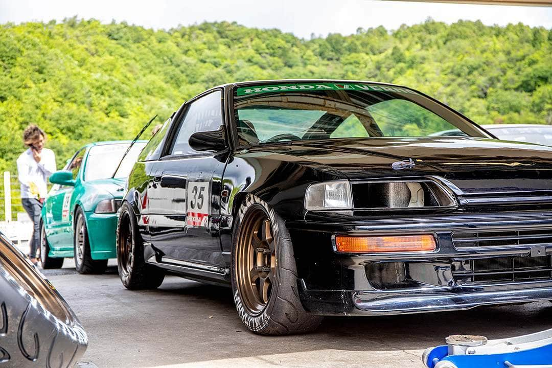 mistbahnさんのインスタグラム写真 - (mistbahnInstagram)「_ WHARP RACING ACROSS Honda EF8 CR-X _ _ Shot on 6-June 2019 "HONDA VTEC ONE MAKE RACE Rd.2" at Central Circuit (Hyogo, Japan) owner: @carmakeacross photo: @mistbahn _ _ JP) 2019年6月8日 セントラルサーキット、ゼロファイターさん主催「HONDA VTEC ONE MAKE RACE」。 優勝おめでとうございます！ _ _ #hondavteconemakerace #zerofighterautocustom #centralcircuit #セントラルサーキット #honda #crx #hondacrx #ホンダcrx #ef8 #ef #efcrx #crxsir #carmakeacross #osakajdm #kanjo #kanjostyle #kanjoracer #kanjozoku #trackcar #trackspec #trackstance #timeattack #timeattackjapan #hondaverno #bseries #ef9 #efcivic #hondacivic #ctr #wharpracing」6月12日 6時39分 - mistbahn