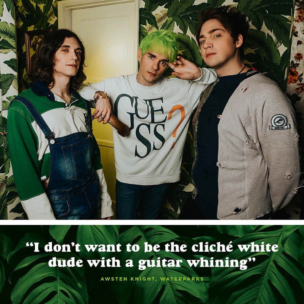 Rock Soundさんのインスタグラム写真 - (Rock SoundInstagram)「New single, new label, new colour scheme - it's a whole new era for Waterparks! Get the first EVER green era interview inside this month's issue of Rock Sound! It's available right now, worldwide from SHOP.ROCKSOUND.TV」6月12日 6時42分 - rocksound