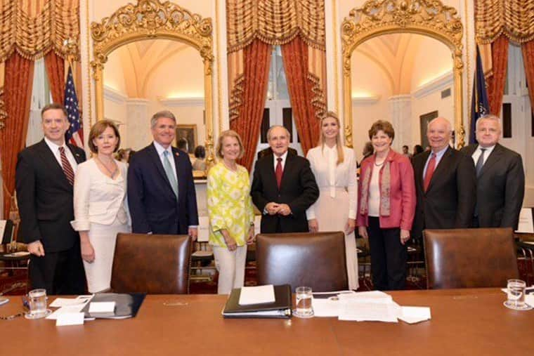 イヴァンカ・トランプさんのインスタグラム写真 - (イヴァンカ・トランプInstagram)「Today, I was on the Hill to unveil the Administration’s comprehensive Women, Peace and Security (#WPS) Strategy.  #WGDP recognizes that good defense policy requires women’s participation and empowerment, yet women are critically underrepresented in conflict-resolution and post-conflict peace building efforts. (2% of mediators, 3% of military personnel, 9% of negotiators globally)  Further, 14 out of 17 countries that rank the lowest on the gender discrimination indicator were involved in armed conflict in the past two decades.  Almost 20 years after @unitednations Resolution 1325, the U.S. is proud to show leadership as the first and only Country in the world to codify Women, Peace and Security; bipartisan legislation signed into law by President Trump. 🇺🇸」6月12日 7時47分 - ivankatrump