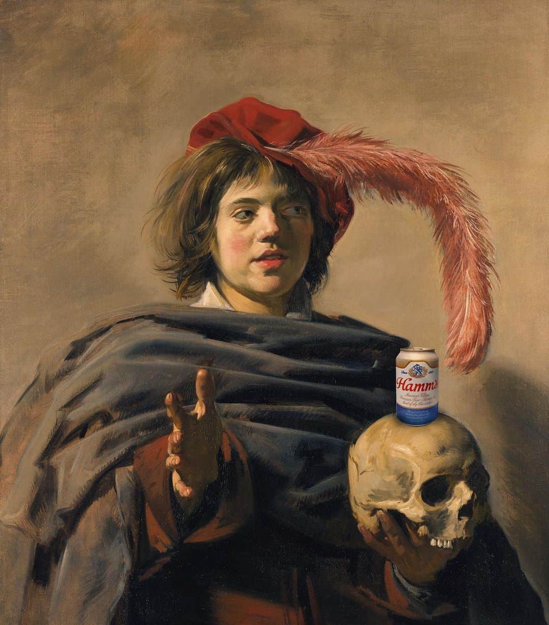 Paul Octaviousのインスタグラム：「Shakesbeer 💀 I made this today for a project and it made me laugh at what is even life.」