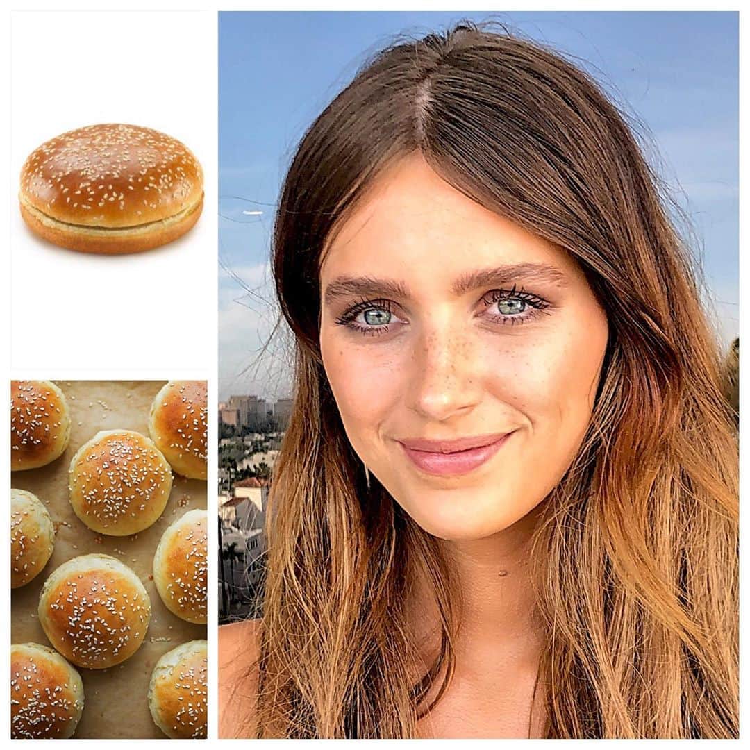 JO BAKERのインスタグラム：「N E L L • T I G E R • F R E E 🇬🇧 Skin like.... a delux brioche burger bun!!!! ✨ 🥐🍔🥖 Glowing, sun kissed perfectly golden tan with speckles of freckles!!! #nelltigerfree what a pleasure !!! Baby #helenachristensen glam vibes!!! Hair @jennychohair  Makeup by me #jobakermakeupartist 💋 #brioche #glowyskin #sesame #freckles #radiant #summermakeup #summerskin #buttery #goldenretriever #healthyskin #sunkissed #breadlover #carbs  #makeupartist #makeuplooks #makeuptutorial #makeupideas #summermakeup #summerskin #summerskincare #makeupoftheday #makeuplife #naturalmakeup #weddingmakeup #bridalmakeup」