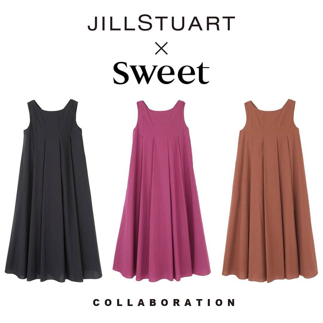 JILLSTUARTさんのインスタグラム写真 - (JILLSTUARTInstagram)「【JILLSTUART×sweet Collaboration Dress】 カラーは定番のブラック、女性らしいベリー、今季らしいテラコッタの3色ラインナップ。 ヒールでもフラットでも洒落感が演出でき、胸元から入ったタックと裾の前後差シルエットで低身長の人もバランス良く着こなせます！  #JILLSTUART #JILLSTUART_JP #sweet  #sweet7月号 #collaboration  #dress #black #berry  #terracotta」6月12日 19時45分 - jillstuart.jp