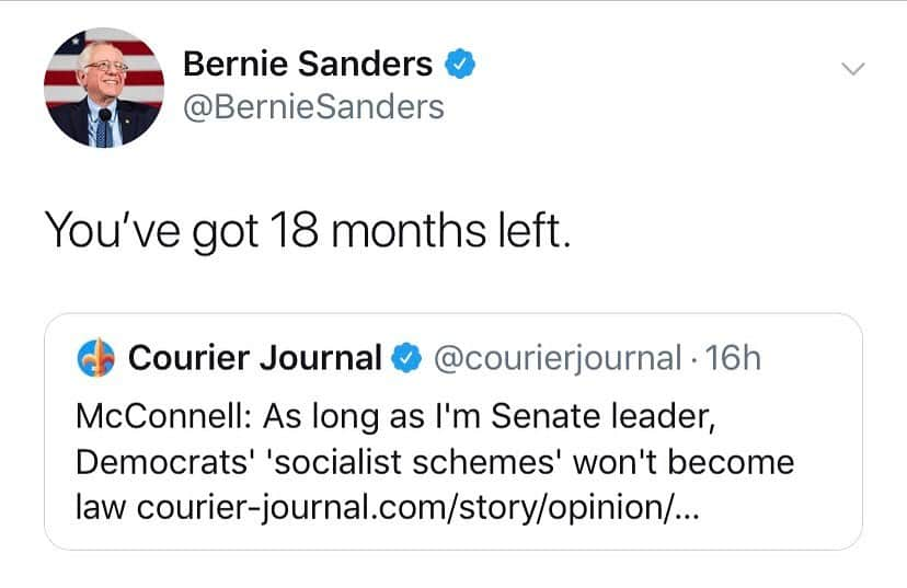 バーニー・サンダースさんのインスタグラム写真 - (バーニー・サンダースInstagram)「⏳」6月12日 20時30分 - berniesanders