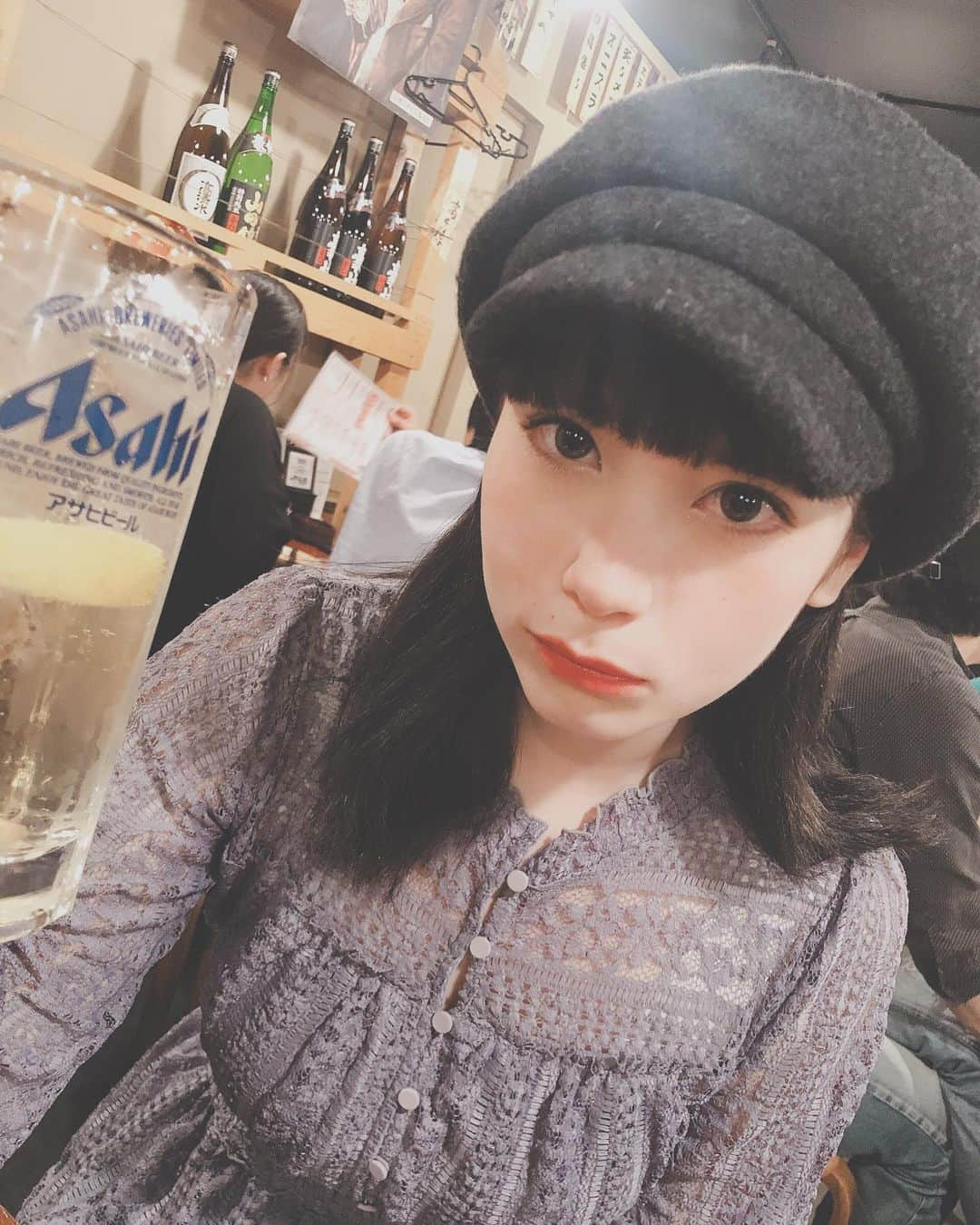 藤城アンナさんのインスタグラム写真 - (藤城アンナInstagram)「まだ一口も飲んでない状態なのに久しぶりに会える友達を前に嬉しさがこみあげ既に酔っ払ってる顔してる」6月12日 12時00分 - annafujishirochan