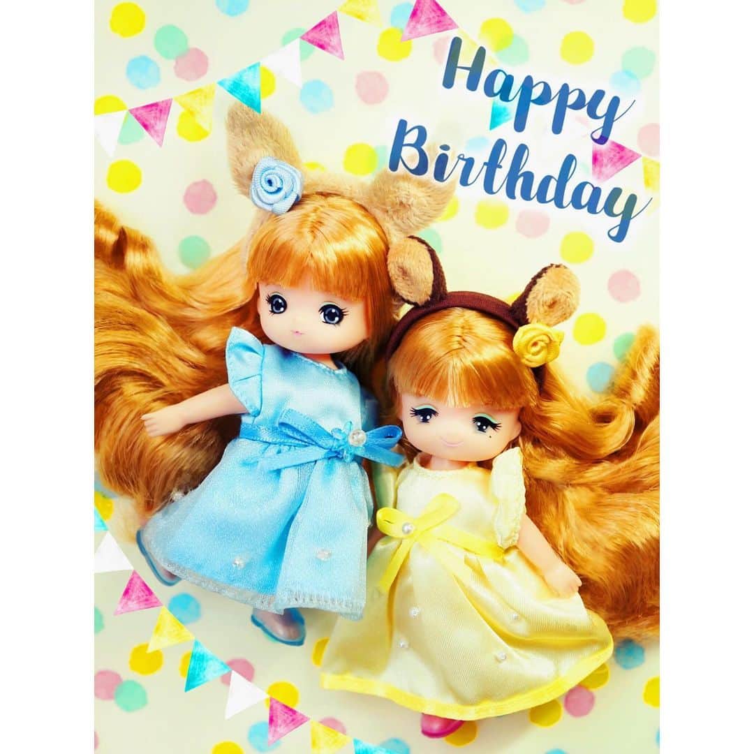 リカちゃんさんのインスタグラム写真 - (リカちゃんInstagram)「Happy Birthday to Miki and Maki ♡ ミキちゃん、マキちゃん☆ Joyeux anniversaire（お誕生日おめでとう）♡ かわいい2人のお姉さんでいられて、リカ、とっても幸せよ♪ これからも一緒に、にぎやかで楽しい毎日を過ごしましょ☆ #リカちゃん #fashion #ootd #hairstyle #licca #liccadoll #japanesedoll #japan #girl #instadaily #instagood #instagramjapan #instagram」6月12日 12時12分 - bonjour_licca