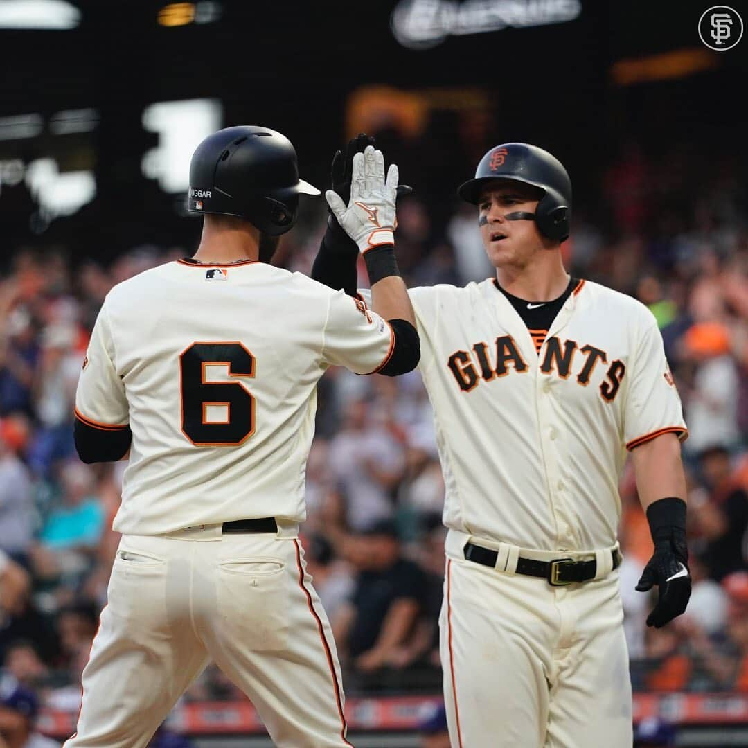 サンフランシスコ・ジャイアンツさんのインスタグラム写真 - (サンフランシスコ・ジャイアンツInstagram)「That felt good 😄 #SFGiants」6月12日 12時20分 - sfgiants