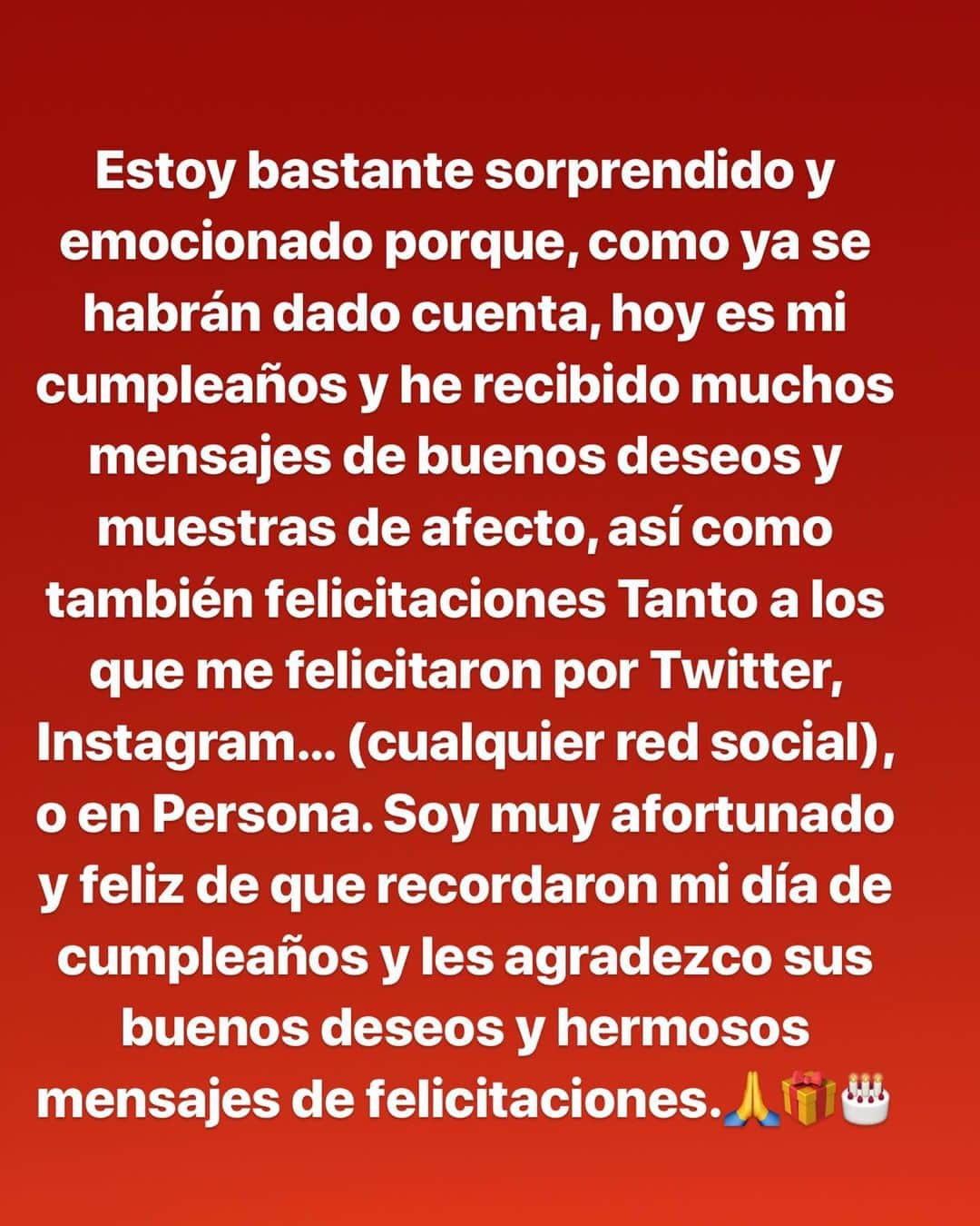 ホセ・レイエスのインスタグラム：「Dios lo bendiga a todos por sus buenos deseos❤️」
