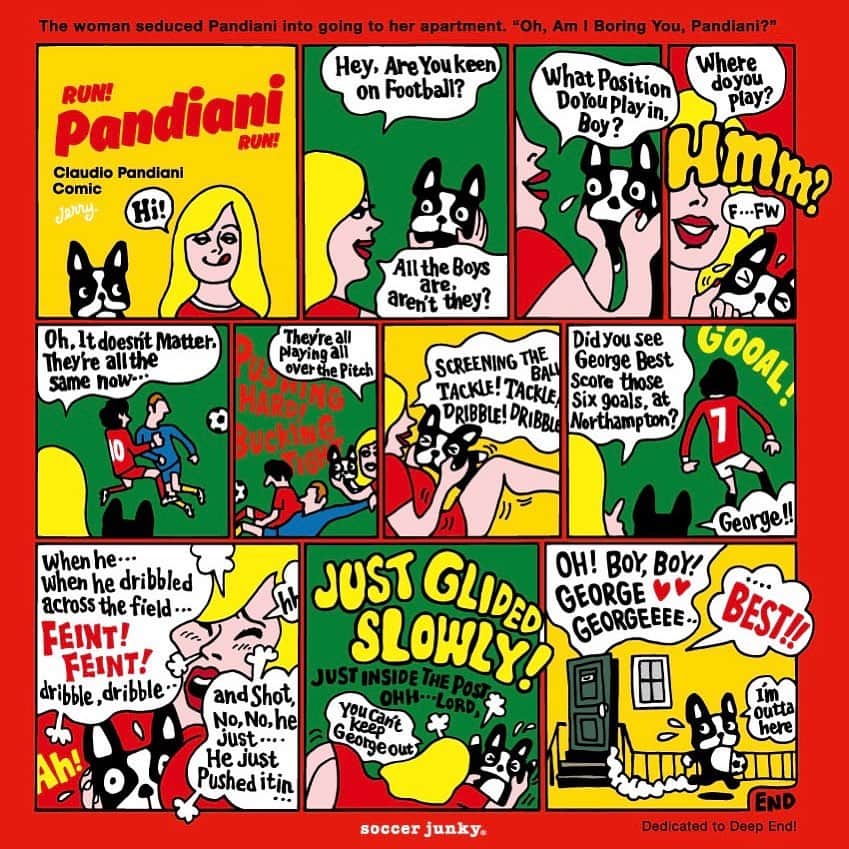 I_am_soccerjunkyさんのインスタグラム写真 - (I_am_soccerjunkyInstagram)「Pandiani comic. #claudiopandiani #soccerjunky #jerry」6月12日 13時14分 - soccerjunky_official