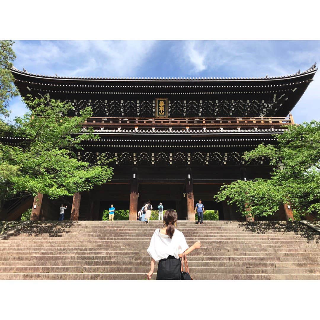 澤口実歩さんのインスタグラム写真 - (澤口実歩Instagram)「知恩院の三門☺︎ . .  #知恩院 #三門 #山門 #京都」6月12日 13時24分 - miho_sawaguchi