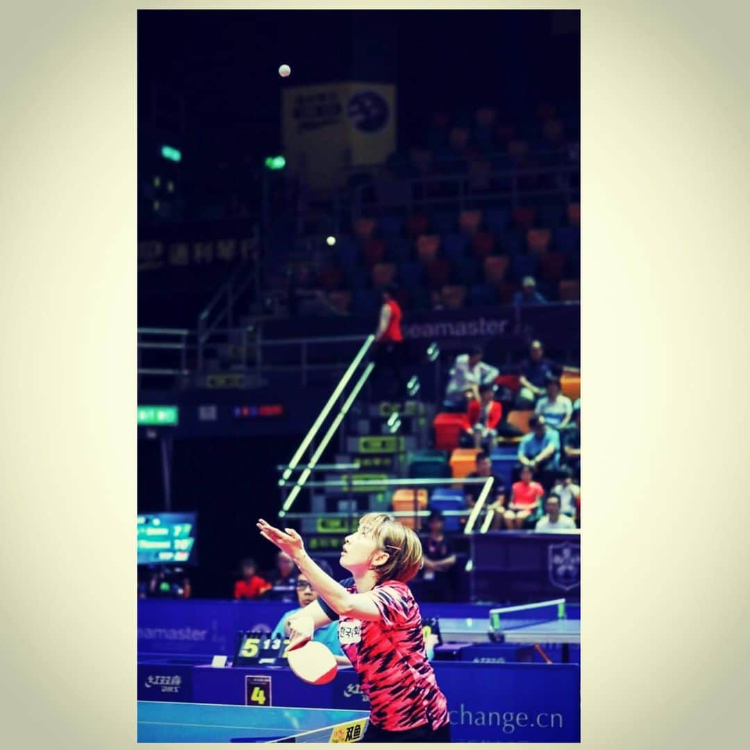 ソ・ヒョウオンさんのインスタグラム写真 - (ソ・ヒョウオンInstagram)「backhand serve 🏓 . . #tabletennis #serve #🏓」6月12日 14時28分 - suh_hyowon_