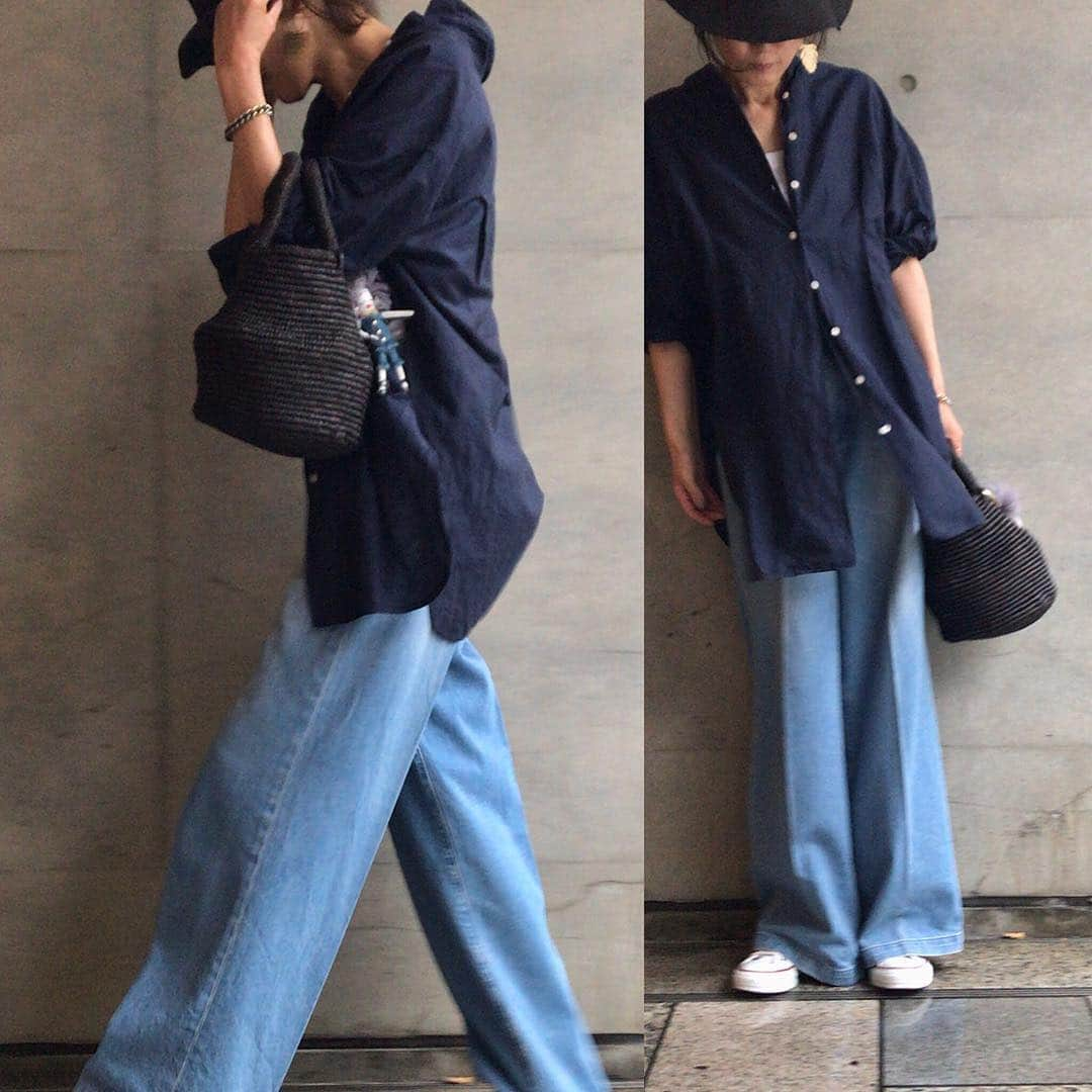 K.KSHOP_officialさんのインスタグラム写真 - (K.KSHOP_officialInstagram)「. NEWSNAP ♦️Coordinate ・ 2019-06-03 ・  ちょっとモードにちょっとシックに、 大人マリン ・ tops : #finamore #fio pants : #woadblue bag : #artesano accessory : #gigi #hnm #succulent shoes : #converse other : #marinafossati ・ #kkcloset #kkshop #菊池京子 #kyokokikuchi #style #コーデ #coordinate #code #fashion #スナップ #snap #coordinate #ootd #wear #simple #カジュアル #denim #shirt # denim #マリン」6月12日 17時09分 - k.kshop_official