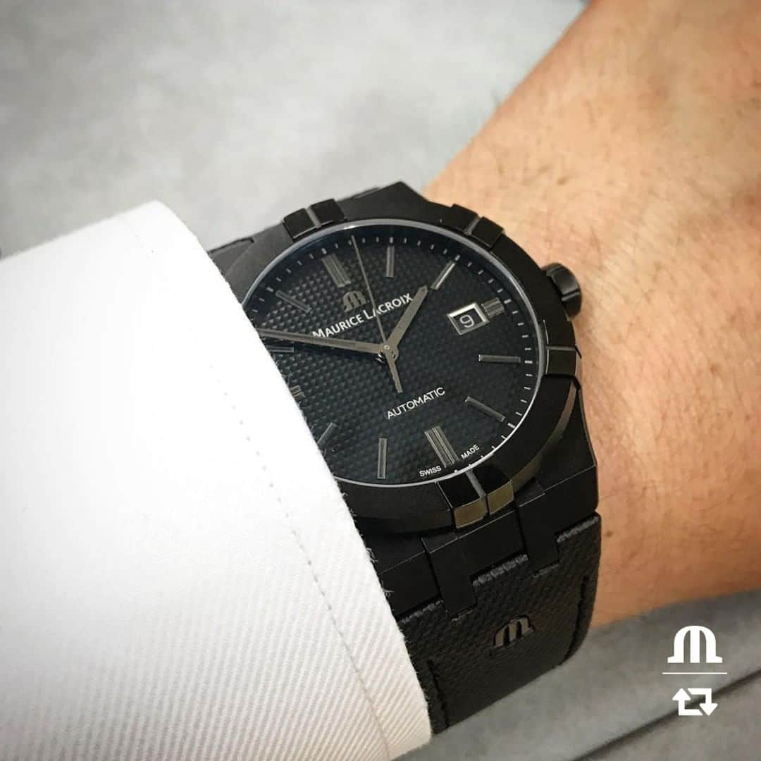 モーリスラクロアさんのインスタグラム写真 - (モーリスラクロアInstagram)「Black and white is the best combination on all occasions. Make your statement with the new #AIKON Automatic 42mm. #BeYourAikon #YourTimeIsNow  Thank you to @nico__tky for this chic shooting. Don’t forget to use the hashtag #MLpickoftheweek to be featured in our feed.  #MauriceLacroix #Watch #Reloj #LuxuryWatch #Swisswatch #HauteHorlogerie #Swisswatchmaking #Watchmaking #Wotd #Watchesofinstagram #Watchfam #Watchlife #Swissmade #Whatsonmywrist #Watchoftheday #Watchaddict #Dailywatches #instawatchdaily #instawatches #Wiwt #Womw」6月12日 17時21分 - mauricelacroix