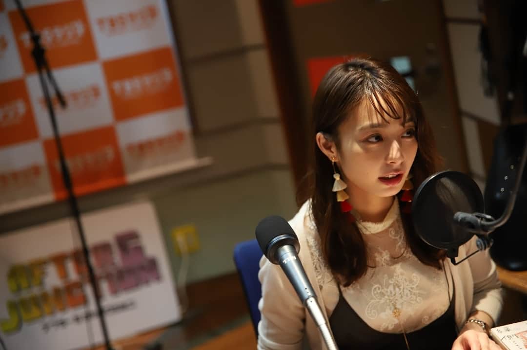 のインスタグラム：「オンエア写真集(2019/6/11) #utamaru #宇多丸 #宇垣美里 #岡田育 #踊FootWorks #ストアソング #ストソン #店橋花里 #アフター6ジャンクション #radiko #TBSラジオ #ラジオ #radio」