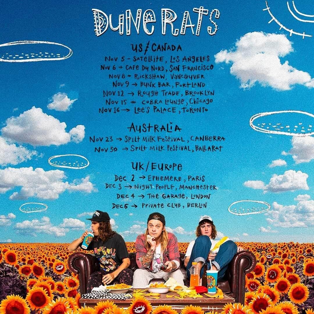 Dune Ratsさんのインスタグラム写真 - (Dune RatsInstagram)「UK & EU TICKETS ON SALE NOW!!! USA AND CANADA 10AM LOCAL TIME!!! CYA SOON (Link in bio)」6月12日 18時28分 - dunerats