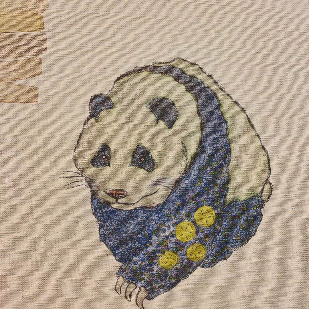 SATOKOさんのインスタグラム写真 - (SATOKOInstagram)「パンダちゃん描いた。 #satoko個展 #doramutoaato #月末に青山で個展します #入場無料 #来て欲し過ぎて鼻もげそう #exhibition #panda」6月12日 18時42分 - fc_satoko