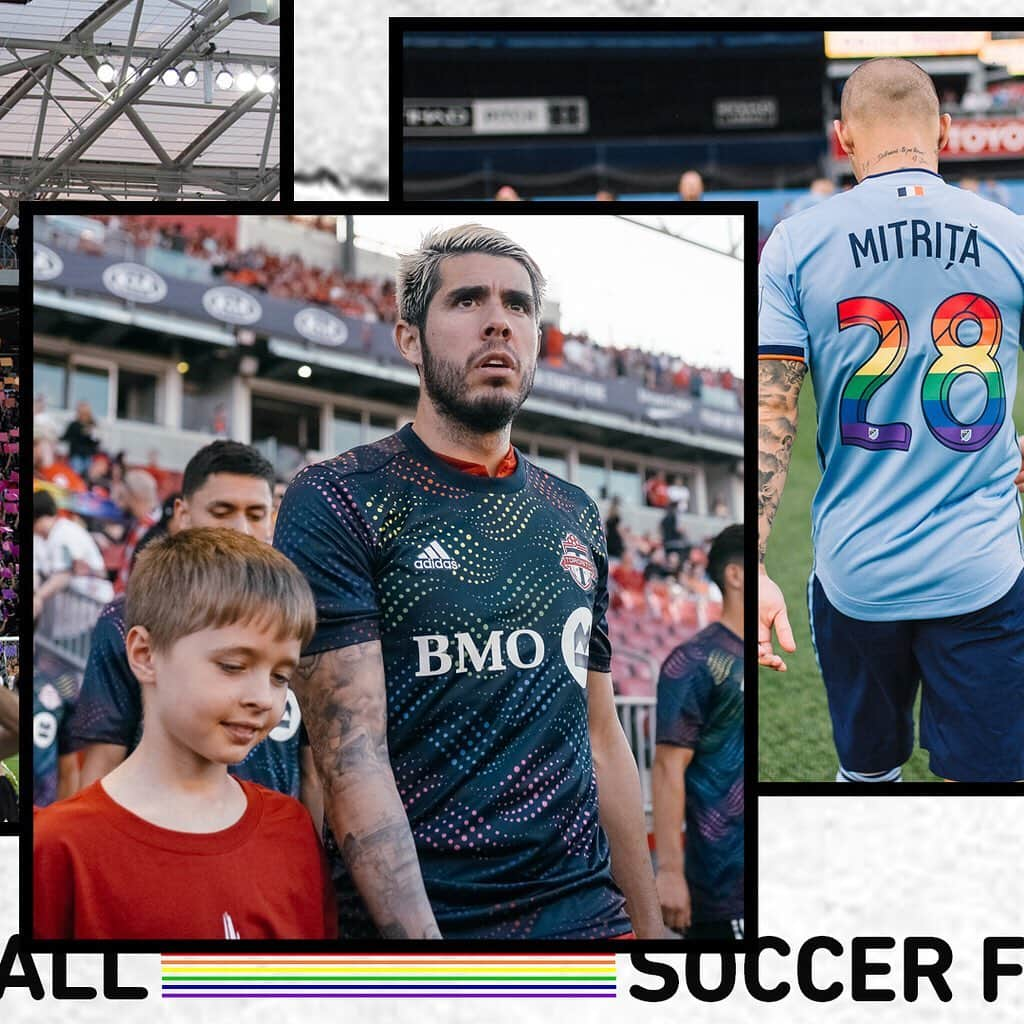 Major League Soccerさんのインスタグラム写真 - (Major League SoccerInstagram)「🌈 #SoccerForAll x @mlsworks ⚽️」6月13日 6時11分 - mls