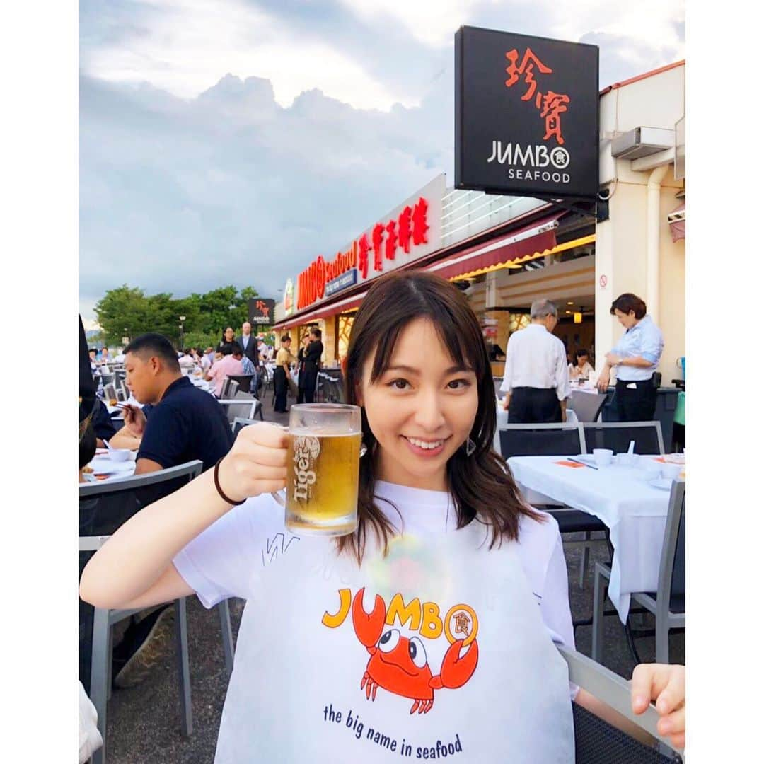 今井麻椰さんのインスタグラム写真 - (今井麻椰Instagram)「シンガポールで美味しかったなーーーーグルメベスト3🦀 定番だけど有名なとこはやはり美味しい！ 蒸し鶏はハマる💛 . おすすめしてもらった所で行けなかった所もたくさん😢 でもやっぱり日本食恋しくなるねぇ🤔 . #シンガポール #singapore #シンガポールグルメ #チリクラブ #ジャンボシーフード #チキンライス #海南鶏飯 #チャターボックス #chatterbox #ジンジャーチキン #スープレストラン #souprestaurant」6月12日 21時52分 - maya_imai_124