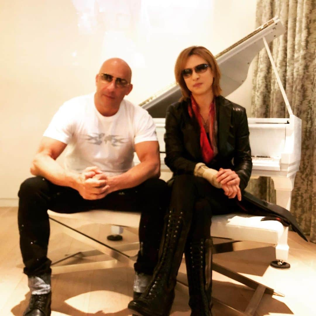 YOSHIKIさんのインスタグラム写真 - (YOSHIKIInstagram)「Hope to see you in London later this month. @vindiesel」6月12日 22時17分 - yoshikiofficial