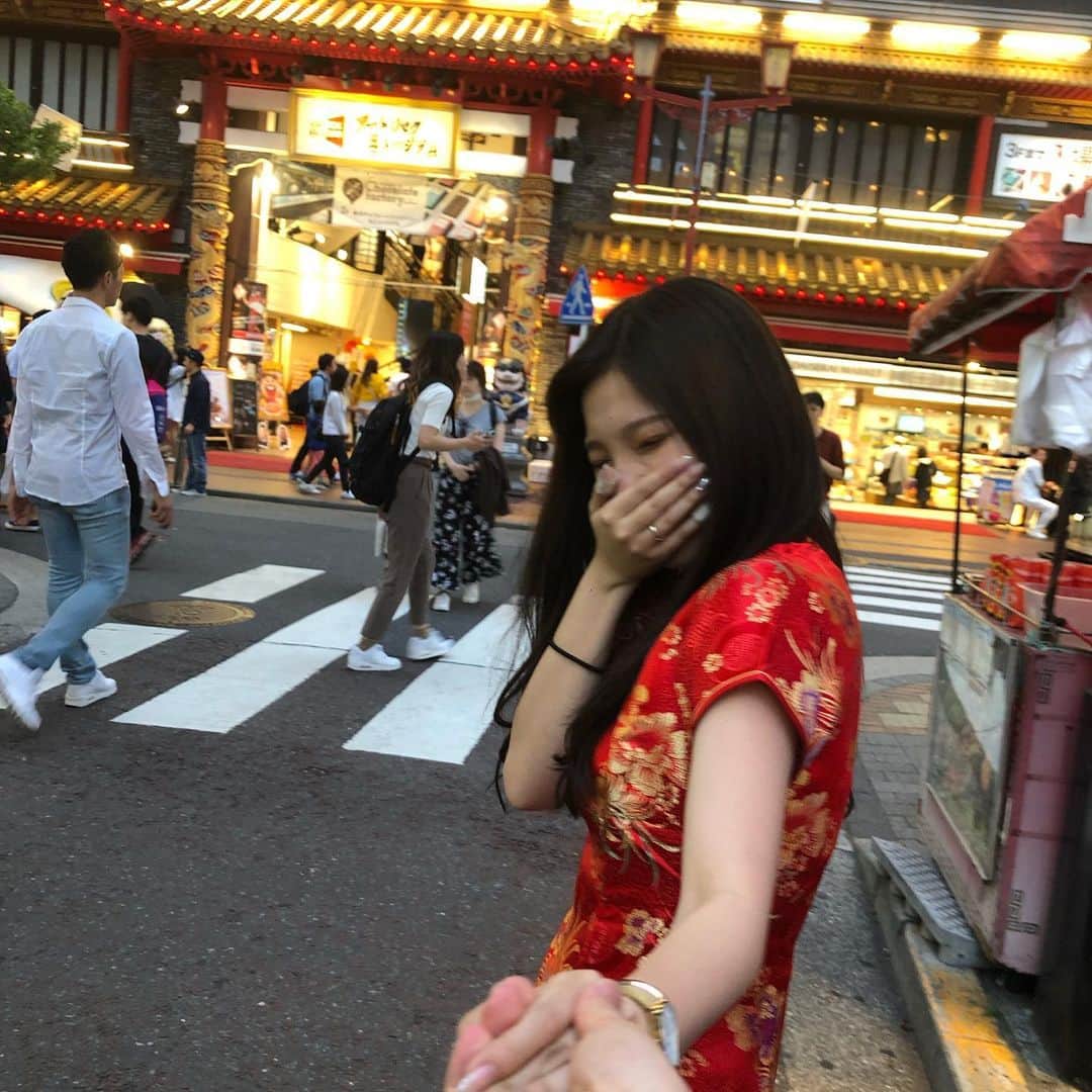 のインスタグラム：「え？w #チャイナドレス #instagood #instafashion #instalike #good #fff #l4l #ootd #横浜 #いいね返し」