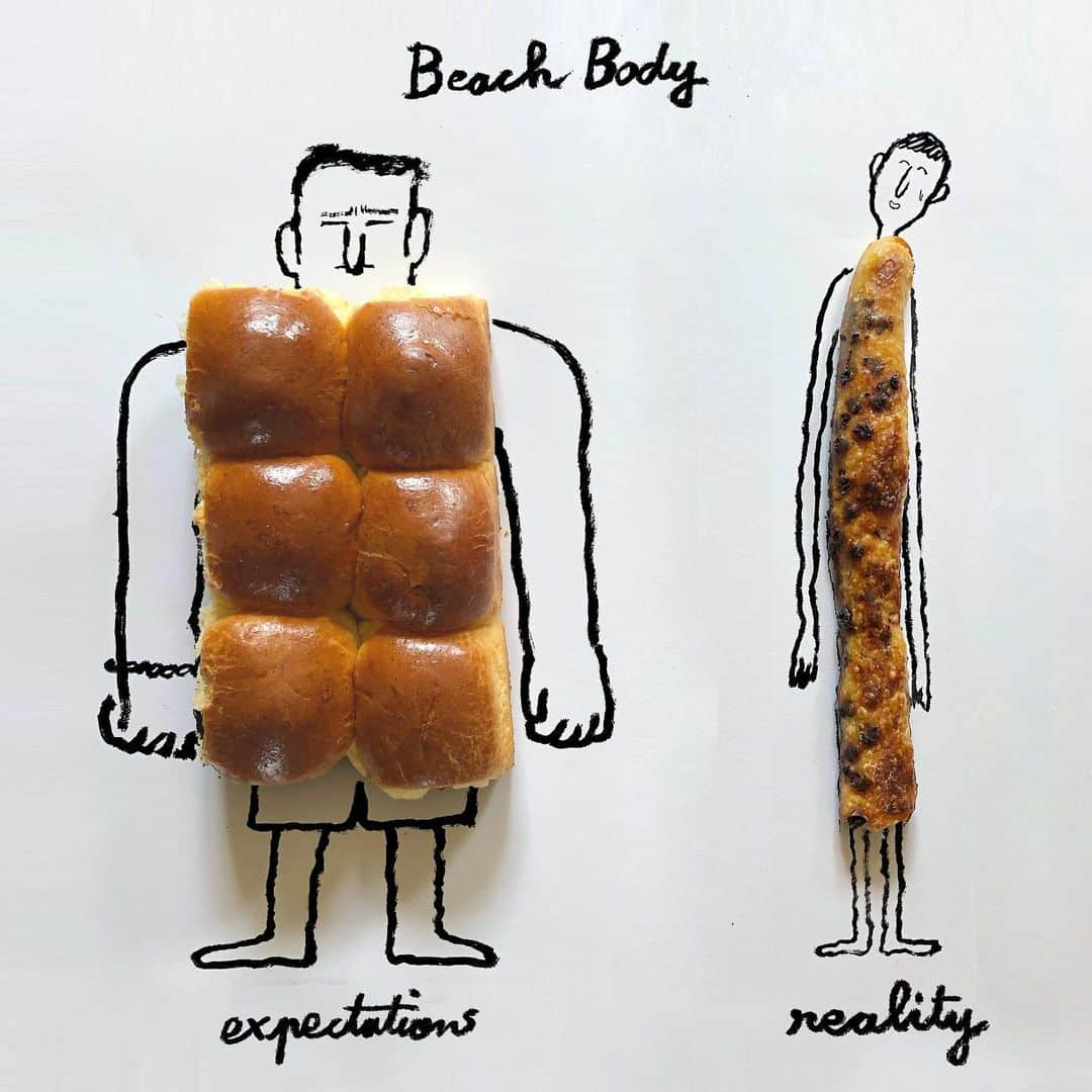 Jean Jullienさんのインスタグラム写真 - (Jean JullienInstagram)「🍞or🥖?」6月12日 22時26分 - jean_jullien