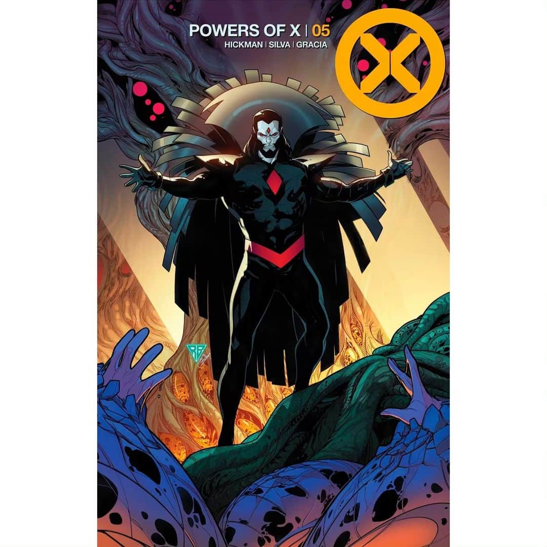 RB Silvaさんのインスタグラム写真 - (RB SilvaInstagram)「#PowersOfX 5 #Cover. Colors by @martegraciacolor. #MarvelComics #Marvel #Xmen #RBSilva #MarteGracia #JonathanHickman #ComicCover」6月12日 22時53分 - rbsilva_comics