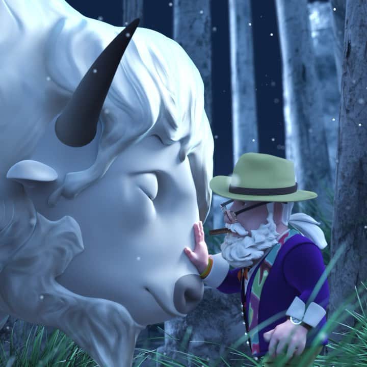 のインスタグラム：「"This dream had never felt so real..." Only 1 day left! ☆ #ILBISONTE #CARTOON #COMINGSOON」