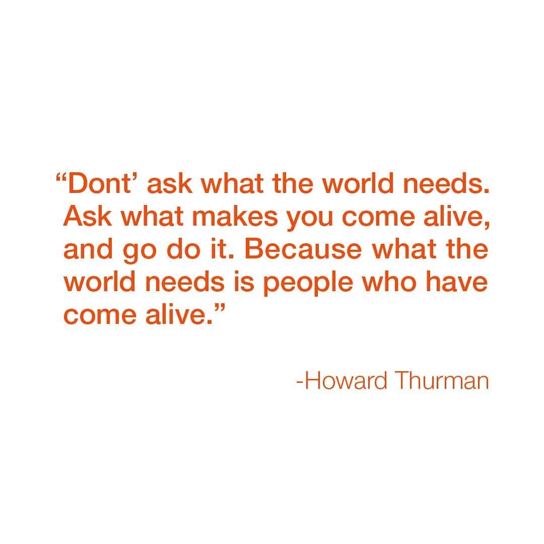 のインスタグラム：「#quote #quoteoftheday #godoit #comealive #HowardThurman」