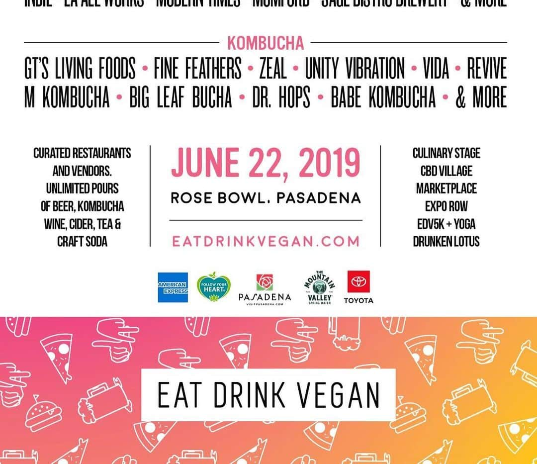 Bodhi & Butters & Bubbahさんのインスタグラム写真 - (Bodhi & Butters & BubbahInstagram)「WIN 2 VIP TICKETS to @eatdrinkvegan on June 22nd at the #RoseBowl featuring the greatest #plantbased #vegan food, beer, and booch on Earth! Simply tag a friend in the comments below and make sure you’re both following @eatdrinkvegan 🍦🍕🌮🍔🍟🍩 Winner receives two VIP Tickets to @eatdrinkvegan 🌴🍹🥑 Winner will be announced Saturday June 15! . . . #eatdrinkvegan #edv2019 #plantbased #plantpower #plantpowered #whatveganseat #veganfoodshare #veganfood #veganaf #vegandining #nom #veganoptions #meatlessmonday #crueltyfree #healthy #healthyfood #eeeeeats #cleaneats #vegans #vegansofla #lavegan」6月12日 23時36分 - keonistuff