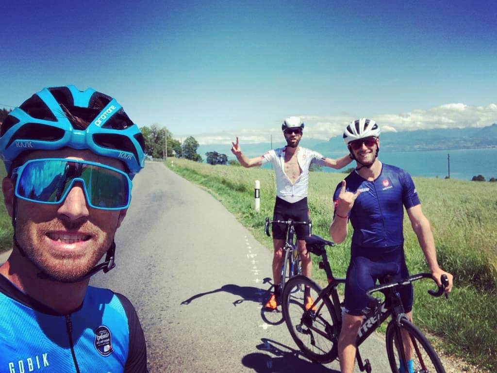 ロマン・グロージャンさんのインスタグラム写真 - (ロマン・グロージャンInstagram)「A good day out with the boys! #r8g #training #cycling @trekbikes @mstina.italy」6月13日 0時44分 - grosjeanromain