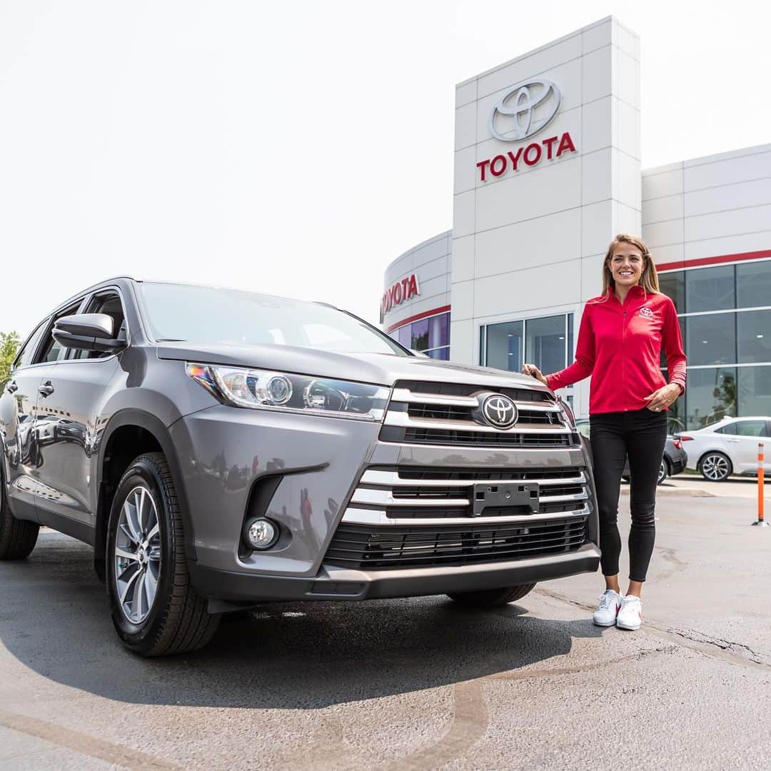 メリッサ・ビショップのインスタグラム：「So incredibly honoured to be a part of team Toyota on our way to Tokyo 2020  @toyotacanada #toyotacanada」