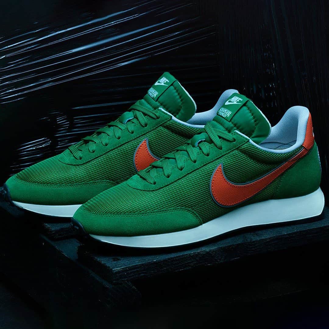HYPEBEASTさんのインスタグラム写真 - (HYPEBEASTInstagram)「@hypebeastkicks: @nike and @strangerthingstv unveil a joint collab pack inspired by the 1980s themed Netflix show. The first pack will be available on June 27 and feature white and green iterations of the Nike Cortez, Blazer and Tailwind silhouettes.  Dubbed the “OG Pack,” the second drop will take place on July 1 and feature the same silhouettes wrapped in a red, white, and blue color palettes. Both packs will come with clothing inspired by the hit show. Let us know your thoughts. Photo: @nike」6月13日 1時12分 - hypebeast