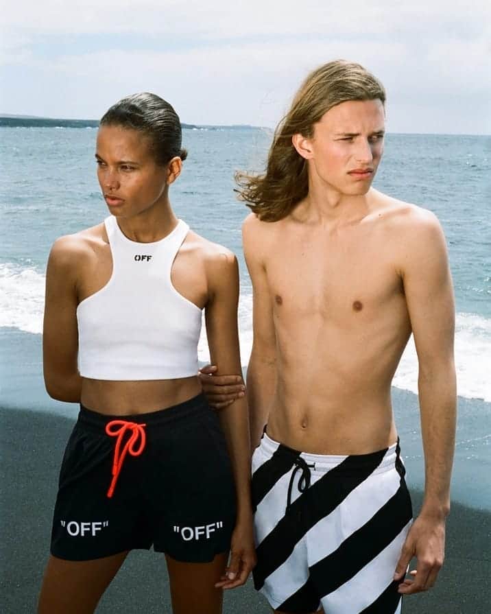 OFF-WHITE C/O VIRGIL ABLOHさんのインスタグラム写真 - (OFF-WHITE C/O VIRGIL ABLOHInstagram)「[capsule collection] fw19 men’s Off-White™  c/o @vilebrequin @off___white___swim. available in all Off-White™ retail stores and in selected Vilebrequin stores from June 13th. photography c/o @viktorvauthier」6月13日 1時09分 - off____white