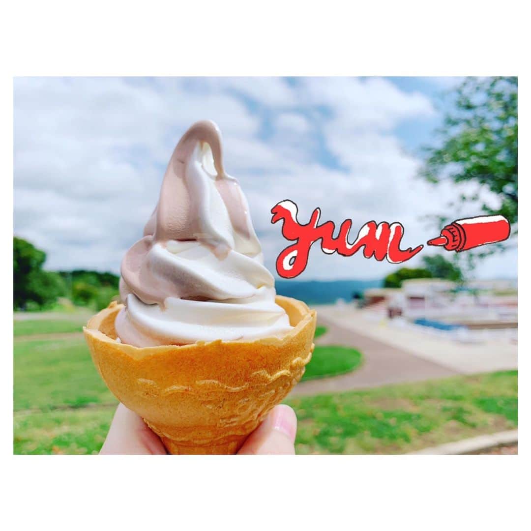 岡部麟さんのインスタグラム写真 - (岡部麟Instagram)「#ソフトクリーム 🍦アイス食べすぎ問題＾＾」6月13日 1時26分 - beristagram_1107