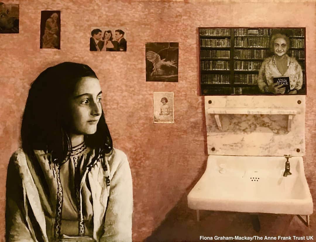 ABC Newsさんのインスタグラム写真 - (ABC NewsInstagram)「Painting of Anne Frank that uses computer aging technology to show what she would look like today goes on auction to commemorate what would have been her 90th birthday. #annefrank #art #history」6月13日 2時25分 - abcnews