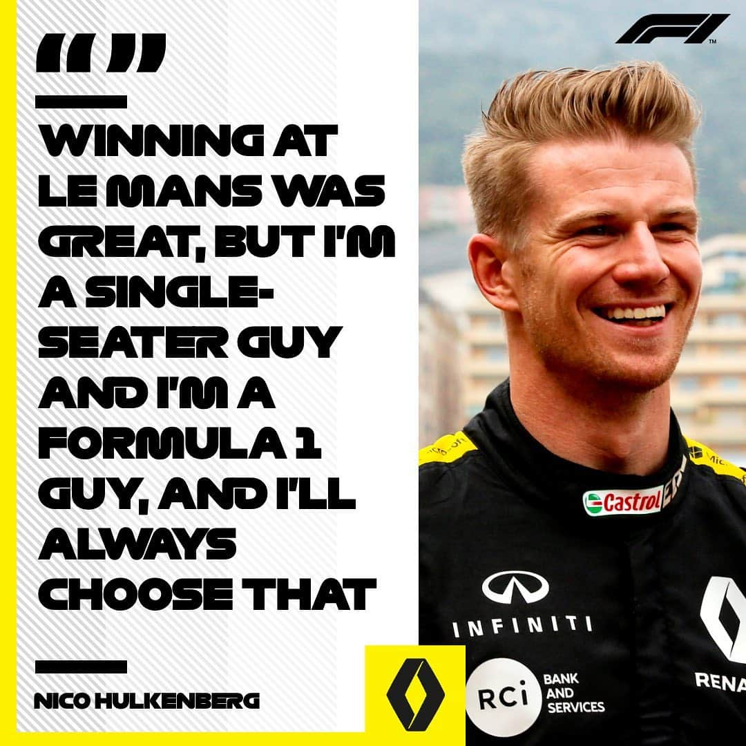 F1さんのインスタグラム写真 - (F1Instagram)「NEW PODCAST: Nico Hulkenberg 🎧💬🇩🇪 .  In the latest episode of F1 Beyond The Grid, supported by Bose, the popular German discusses his life on and off the track, the challenge of helping Renault back to the top of F1, his win at Le Mans and more 🎙 .  Download, listen and subscribe now at all the usual podcast places .  #F1 #Formula1 #F1BeyondTheGrid #NicoHulkenberg #F1Podcast #Podcast @bose @hulkhulkenberg @renaultf1team」6月13日 4時00分 - f1