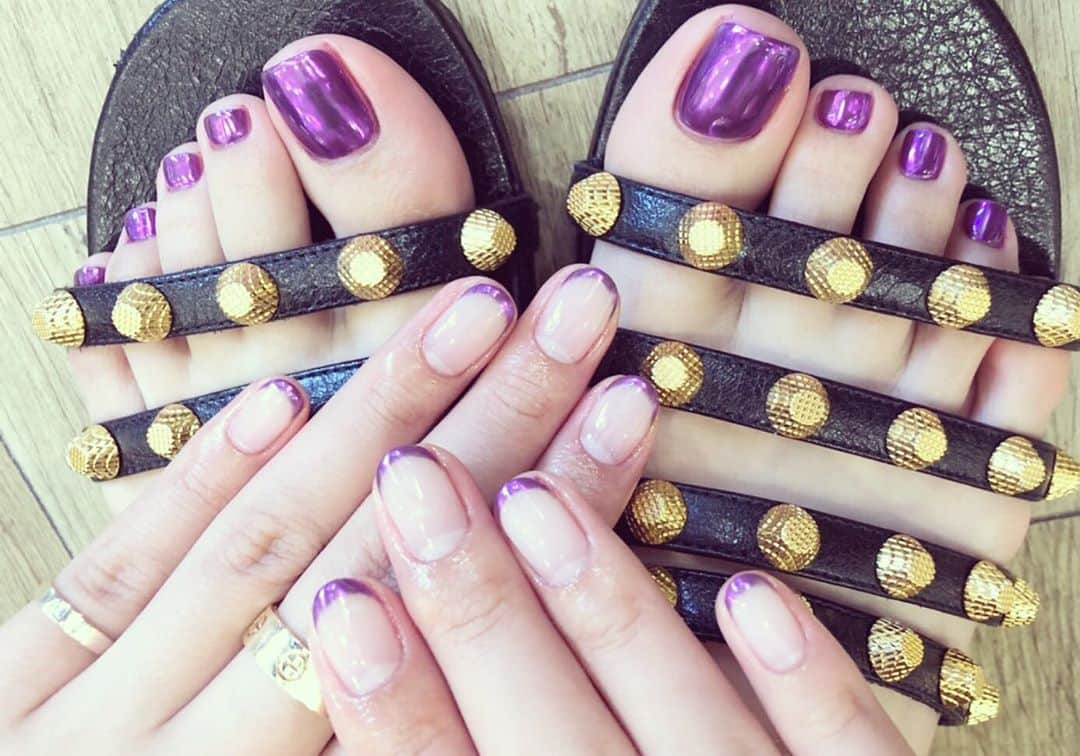 川本璃さんのインスタグラム写真 - (川本璃Instagram)「. New nail💜」6月13日 14時47分 - ruri_kawamoto_official