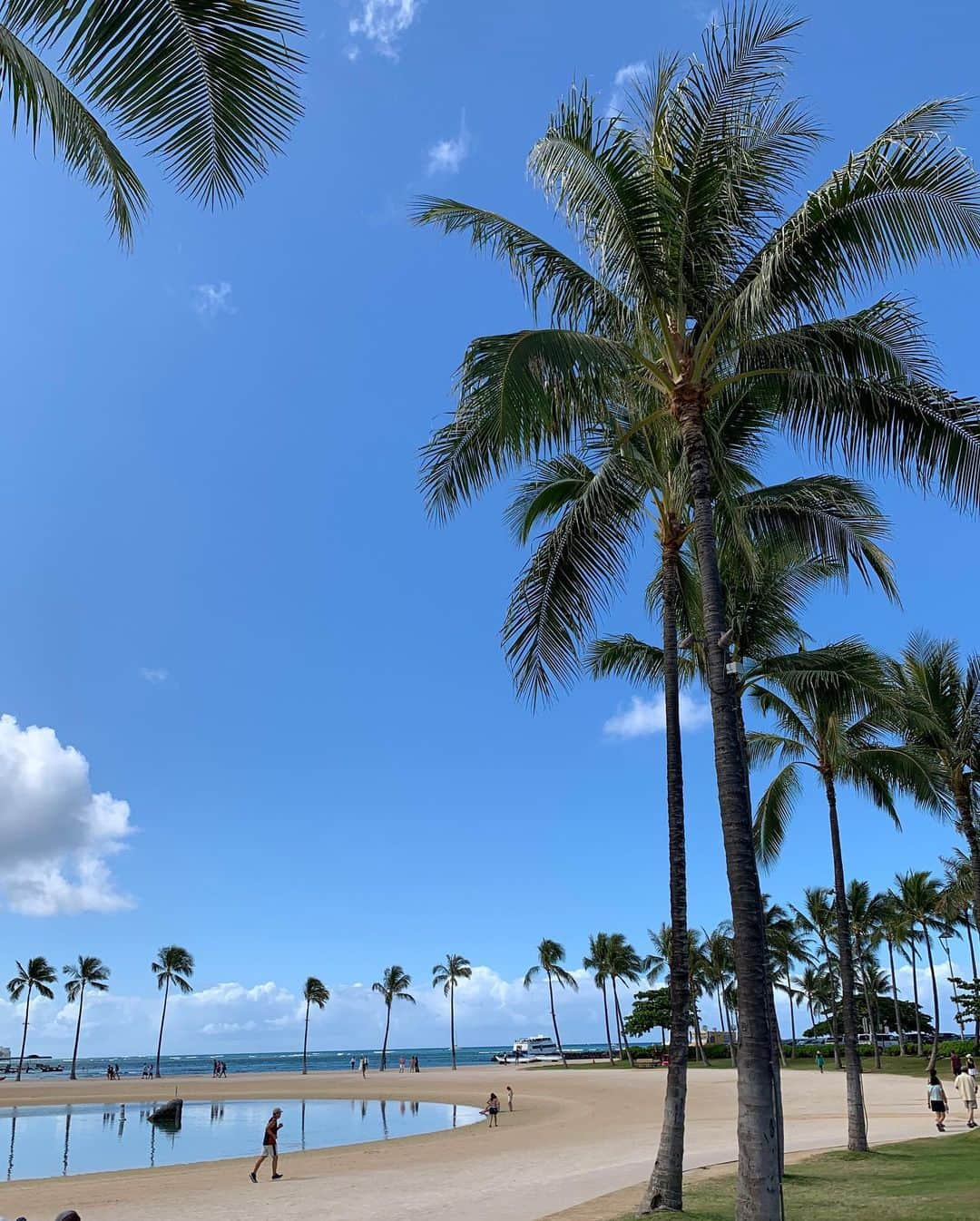 大山加奈さんのインスタグラム写真 - (大山加奈Instagram)「. . 🌴☀️ . . 徳之島に行ってから わたし晴れ女になったと思う‼︎‼︎‼︎ . . 思い込み大事😎 . . 最終日は #モダンホノルル に宿泊。 すぐ近くの #カハナモクビーチ 日本人がほとんどいなくて 海外リゾート感を味わいたいひとに オススメです‼︎‼︎ たまたま少なかっただけかもですが💦 . .  #カハナモクビーチ #コホララグーン  #HAWAII #ハワイ #Honolulu  #beach  #hawaiistagram #ハワイ旅  #hawaiivacation #hawaiiwedding #beach #海好き  #ビーチフォト #ハワイの思い出 #ハワイの海  #ビーチリゾート #tourhawaii」6月13日 14時51分 - kanaoyama0619