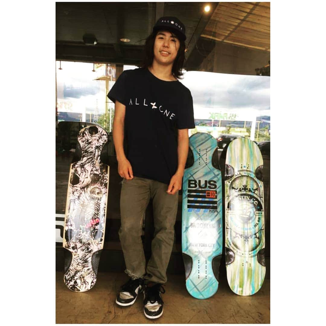 山本勇さんのインスタグラム写真 - (山本勇Instagram)「Thanks for supporting, @bustinboards ! 🙏💗 I did longboard demo at World Round-up contest site with the new Shrike on which my art was printed.  #Shrike38'' #Yoface34'' #longboaddancing #freestylelongboarding #bustinboards #bustin #skateeverything @all_one_universe  @vantan_sk8design  @vantandesigninstitute.osaka」6月13日 14時54分 - isamuism