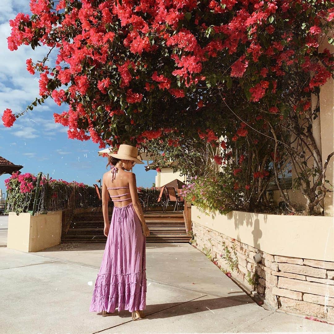 esutoreja_risaribonさんのインスタグラム写真 - (esutoreja_risaribonInstagram)「back style nice💫 もっと沢山着たい💗 再入荷を何度かしてます💗 お早めに🧚‍♂️ . @esutoreja  #esutoreja#Saipan#purple#resort#dress」6月13日 15時08分 - esutoreja_risaribon