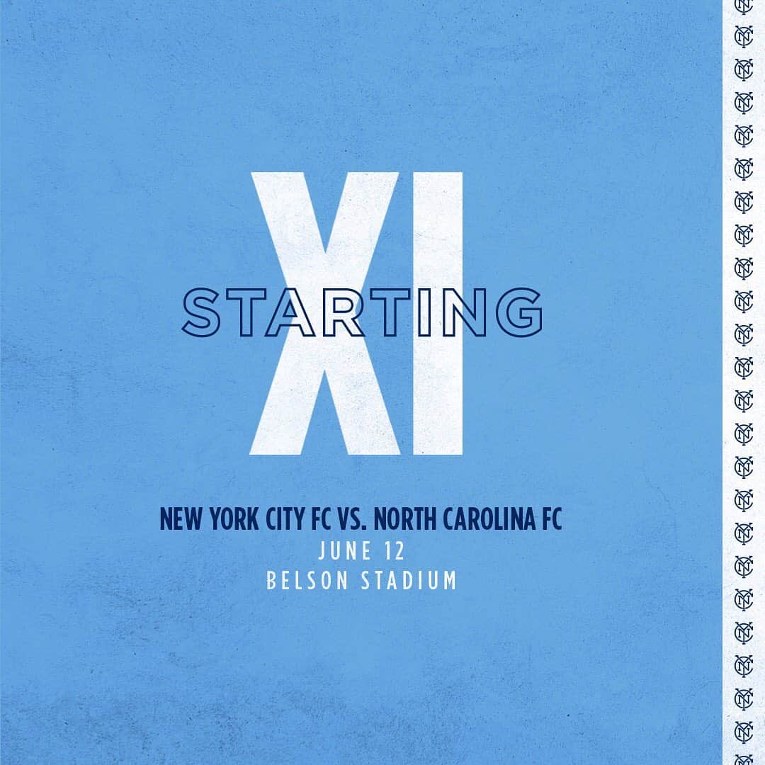 ニューヨーク・シティFCさんのインスタグラム写真 - (ニューヨーク・シティFCInstagram)「📋 | Starting XI vs. @northcarolinafc #USOC」6月13日 7時18分 - nycfc