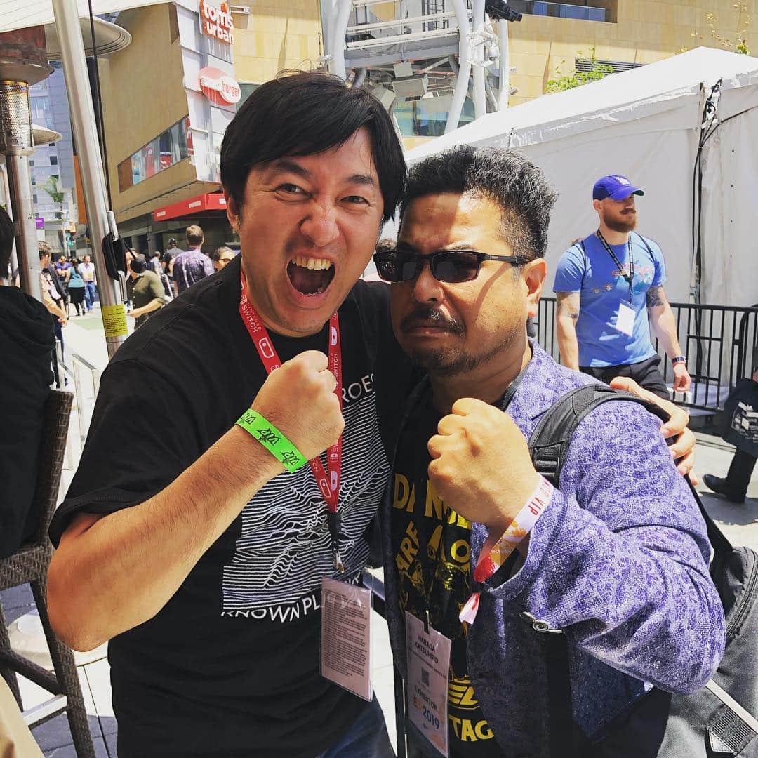 須田剛一のインスタグラム：「Harada of Tekken fame!」