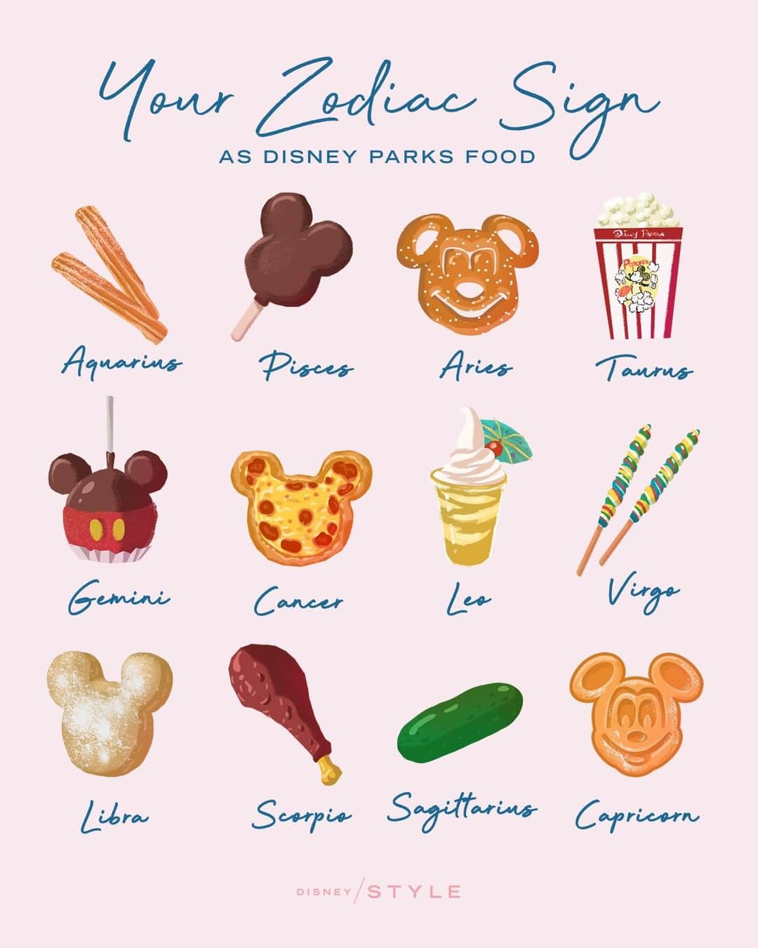 Disneyさんのインスタグラム写真 - (DisneyInstagram)「The stars and ice cream bars have aligned! 🌠 What's your Disney Parks food zodiac sign?」6月13日 8時00分 - disney