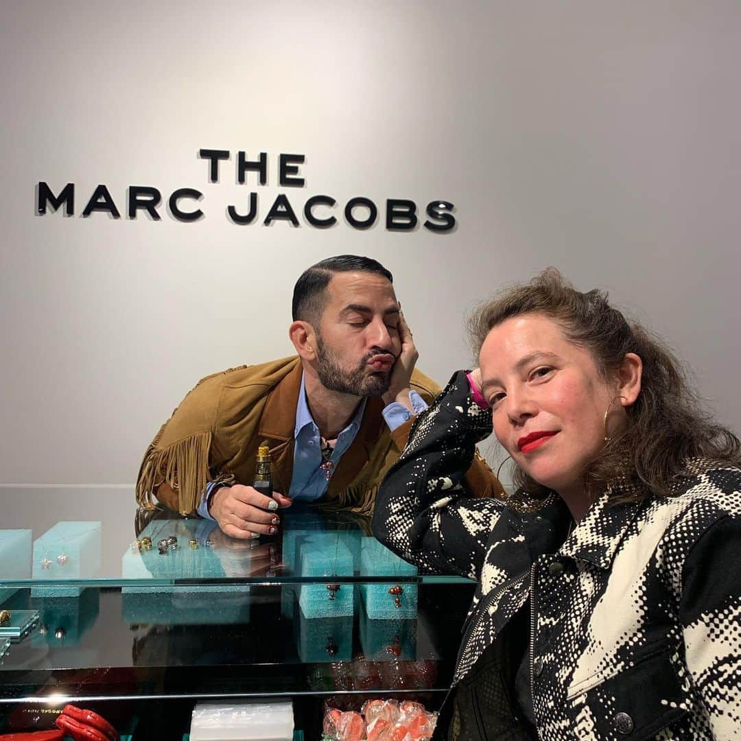 野村訓市さんのインスタグラム写真 - (野村訓市Instagram)「Congrats for first season with @marcjacobs , @olympialetan オリンピアのマークジェイコブスでのファーストコレクション💯」6月13日 8時00分 - kunichi_nomura