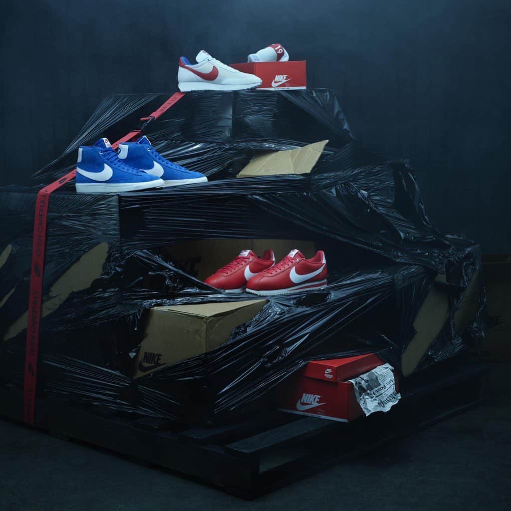 Nice Kicksさんのインスタグラム写真 - (Nice KicksInstagram)「The @Nike x @strangerthingstv collections are releasing later this month. The Hawkins High School Pack releases 6/27 and the OG Pack releases 7/1. More information coming soon 👀」6月13日 8時34分 - nicekicks