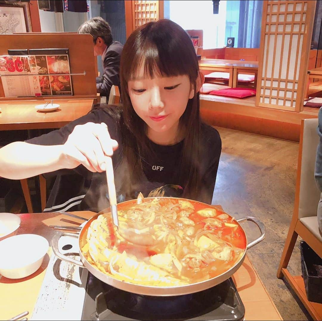 長澤茉里奈さんのインスタグラム写真 - (長澤茉里奈Instagram)「辛い食べ物正義すぎる #닭도리탕」6月13日 9時21分 - marinanagasawa1008