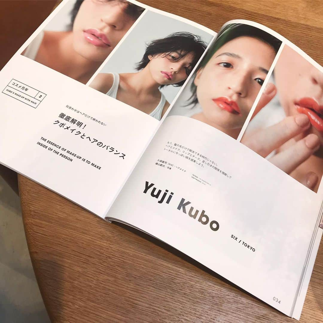 久保雄司さんのインスタグラム写真 - (久保雄司Instagram)「BOB 7月号  徹底解明！ クボメイクとヘアのバランス  8ページ特集です🙏🏻💫 本当にオシャレにわかりやすくまとめて頂きましたた💯💯 是非ご覧下さい😌  #six_salon  #クボマジック #クボメイク  #クボヘア」6月13日 9時21分 - six_kuboyuji