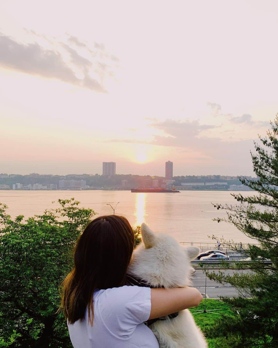 Winston the White Corgiさんのインスタグラム写真 - (Winston the White CorgiInstagram)「Excuse us we’re having a moment #summer」6月13日 9時38分 - winstonthewhitecorgi