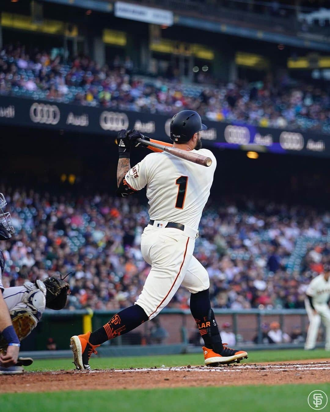 サンフランシスコ・ジャイアンツさんのインスタグラム写真 - (サンフランシスコ・ジャイアンツInstagram)「Let it fly, @kpillar11! #SFGiants」6月13日 11時35分 - sfgiants